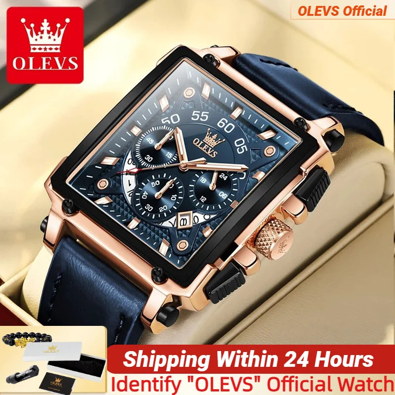OLEVS 9919 Men’s Quartz Chronograph Watch with Calendar