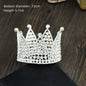 Rhinestone Crown Baking Cake Topper Headwear Decoration Children's Hair Accessories Princess Wedding Birthday Party Supplies New