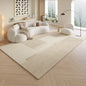 VIKAMA Cream Style Lineage Living Room Floor Mat Anti-Slip Home Decoration Large Size Sofa Coffee Table Rug Bedroom Carpet