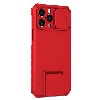 STEVVEX Dual-Layer Kickstand iPhone Case - 8 Colors, 4-Corner Protection, iPhone 11, 12, 13 & SE Series