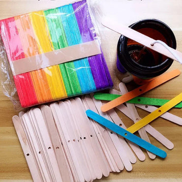103-Piece Smokeless Candle Wicks Set – Soy Wax Core & Woven Cotton for Candle Making, Oil Lamps & Wax Crafts