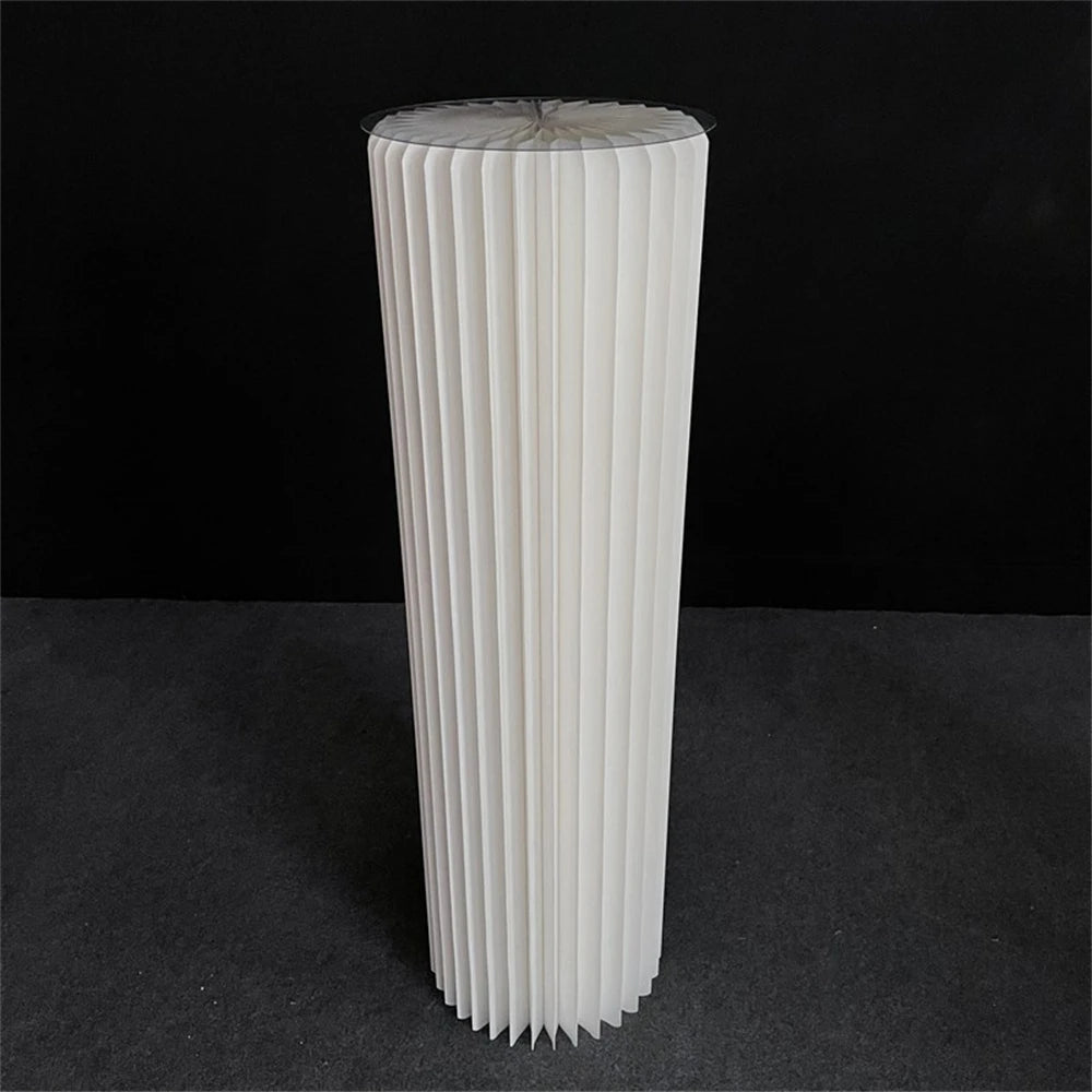 Paper Flower Cylinder Wedding & Dessert Table Decor