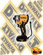 20V Cordless Brushless Impact Driver 205 N·m (151 ft·lb) Electric Screwdriver — Battery Powered