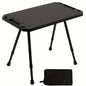 Folding Camping Table - Adjustable Height Ultra-Light Aluminum Alloy Portable Picnic Table