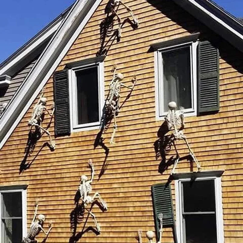 40 x 11cm Plastic Humanoid Skeleton Decoration, 1 or 2 Pieces