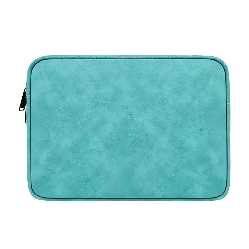 Water-Resistant PU Laptop Sleeve 12–16 Inch — Slim Microfiber Interior