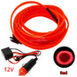 Car Interior LED Strip Light 1/2/3/5M – Flexible Neon Rope USB & 12V Ambient Door Dashboard Lighting