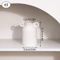Ceramic Decorative Vase for Dried Flowers & Hydroponic Plants, Modern Table Ornament for Living Room Bedroom Office