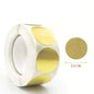 500 pcs / 1 roll ，kraft round self-adhesive label paper items classification name stickers personalized labels