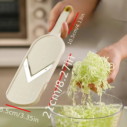 Vegetable Slicer & Grater - Multi-Function Cabbage Shredder and Kitchen Cutter