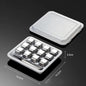 Stainless Steel Reusable Whiskey Stones - Quick-Freeze Ice Cubes with Storage Tray for Whiskey Wine Beer
