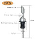 304 Stainless Steel Oil & Vinegar Pourer Spout — Auto-Open Bottle Stopper for Olive Oil, Wine & Liquor