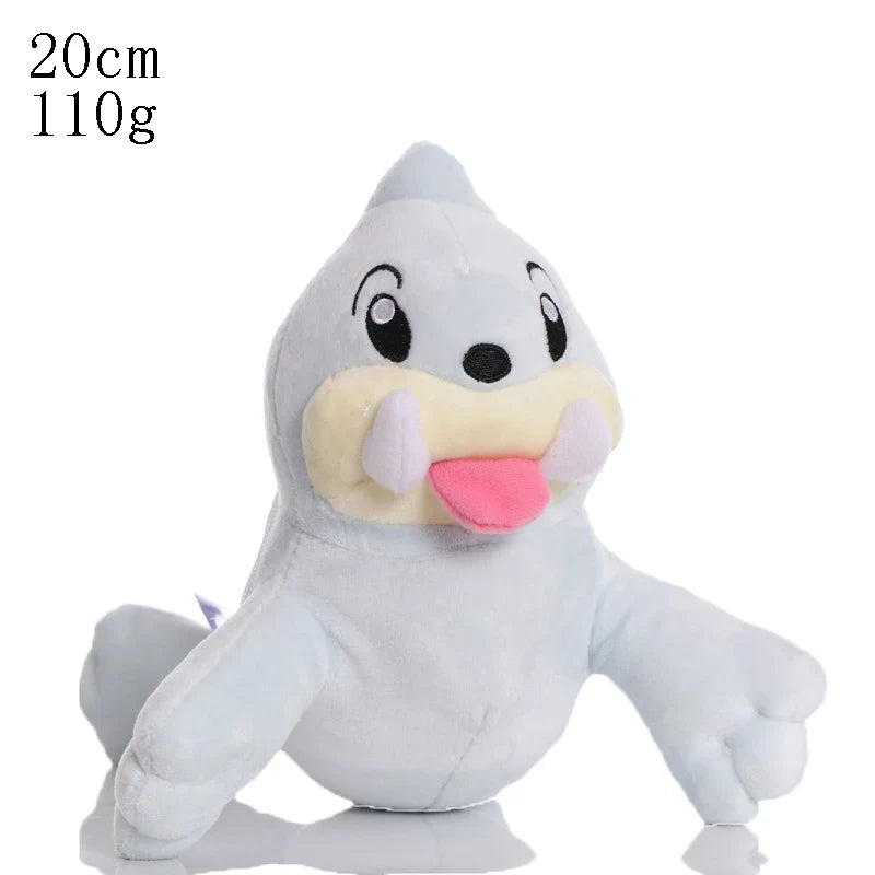 Pikachu & Friends 8 in (20 cm) Plush Stuffed Animal — Pikachu Charmander Squirtle Bulbasaur Eevee Scorbunny Gengar Snorlax Christmas Gift