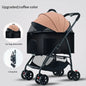 Lightweight Foldable Pet Stroller for Small and Medium Dogs & Cats Portable Outdoor Pet Carrier on Wheels