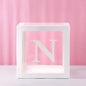 First Birthday Balloon Boxes For Party Decorations 1st Birthday Balloon Blocks Decor with ONE Letter Boy Girl Baby Shower Decor