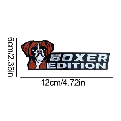 Funny Dog Acrylic Car Badge Sticker