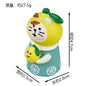 ZAKKA Cute Drinking Cat Figuines Shiba Inu Soak In The Bath Resin Model Pomelo Tree Fairy Garden Home Desktop Decoration gifts