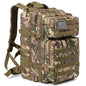 45L (11.9 gal) Tactical Backpack – Large Capacity Molle 3-Day Assault Pack for Hiking, Camping & Trekking