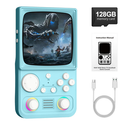 AISLPC RG40 MAX Retro Handheld Game Console - Hall Effect Joysticks, 22000+ Games, 4.0" IPS, EmuELEC, Wi-Fi, 64/128GB