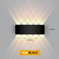 Aluminum LED Wall Light IP65 Waterproof Up/Down Wall Sconce, Outdoor & Indoor 2W-12W for Garden Patio Porch Bedroom Living Room Stairs