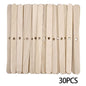 Smokeless Cotton Candle Wicks 30-Pack — 6–20 cm (2.4–7.9 in) Large-Base Woven Wicks for Soy Wax & Kerosene Lamps