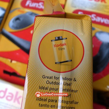 Disposable Single-Use 35mm Film Camera with Flash — 27 or 39 Exposures, ISO 800