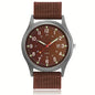 Men's Large Dial Quartz Watch 38mm (1.5 in) - Luminous Hands, Alloy Case & Bracelet, Fashion Casual
