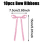 Pink Red Bow Ribbon Cake Decoration Desserts Home Decor Birthday Party Decor Kids Valentine’s Day Romantic Evening Events Decor