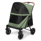 Foldable Pet Stroller for Medium to Large Dogs — 55 kg (121 lb) Load Capacity, Spacious Cabin for Senior Pets