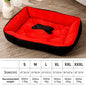 Plush Winter Pet Bed for Dogs & Cats - Thickened Breathable Dog Sofa with Non-Slip Bottom, Multiple Sizes S-XXXL