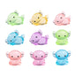 10-100 Flash Fat  Axolotl Miniatures Ambystoma Mexicanum Glow At Night Moss Microlandscape Decoration Cute Animals Fish Tank DIY