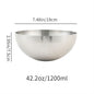 17-25cm Stainless Steel Gold And Silver Salad Bowl Rice Noodles Lamian Noodles Bowl Kitchen Tableware Food Container