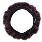 Plush Steering Wheel Cover 38 cm (15 in) Thick Winter Warm Non-Slip Soft Universal Fit for Most Cars