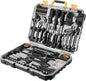 DEKO DKMT178 Household with Drill Wrench Socket Basic Hand Tools Sets for Men Car Repair Mechanic Tool Kit Set Automotive