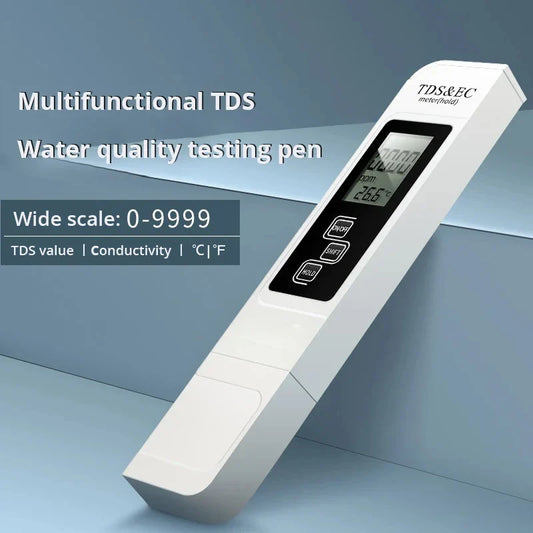 Handheld TDS Water Tester – Digital High-Precision Water Quality Meter with Large LCD, Portable for Tap & Purified Water