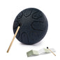 Mini Steel Tongue Drum 4-inch (10 cm) 8-Note Portable Rain Drum for Adults & Kids