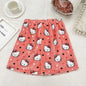 Hello Kitty Flannel Pajama Pants – Kawaii Cartoon Velvet Lounge Pants for Girls & Women, Fall Winter Home