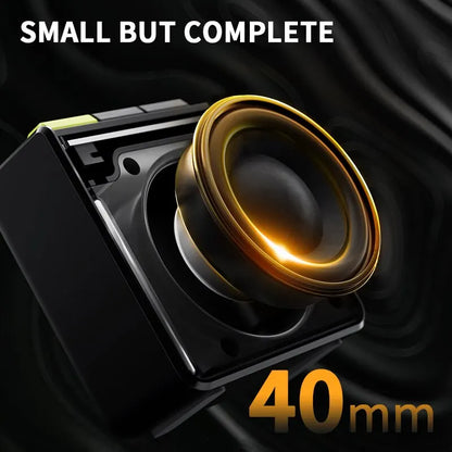 Mini Waterproof Bluetooth Speaker — 70 g (2.5 oz), 8H Playtime, Bluetooth 5.3 for Camping & Hiking