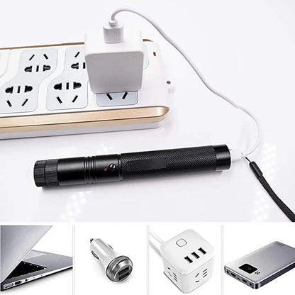 Mini 2-in-1 Cat Keychain Laser Pointer & LED Flashlight - Portable Interactive Pet Toy
