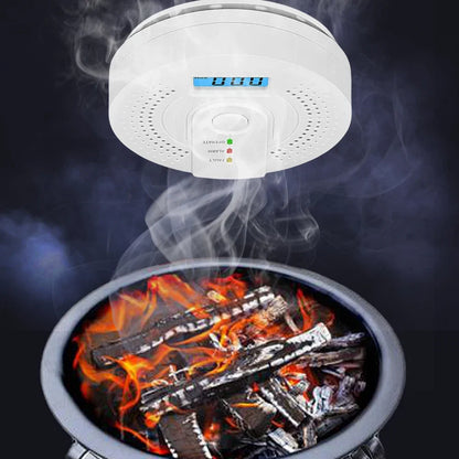 Digital Warning Alarm Sensor Sound Warning Battery Powered Portable CO Detector with LED Indicator CO Sensor for Home Warehouse
