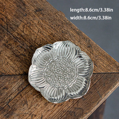 Metal Drink Coaster — Modern Round Table Coaster for Cups & Glasses
