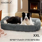 Orthopedic Plush Dog Bed – High-Resilience Support Mattress for Small to Medium Dogs, All-Season Fluffy Pet Bed for Bedroom