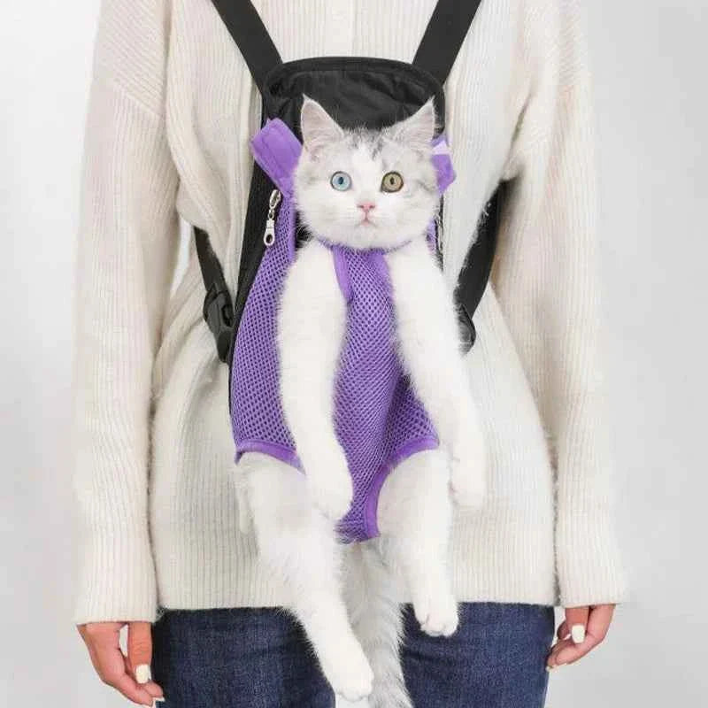 Breathable Cat Backpack Carrier for Outdoor Adventures