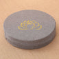 Round Linen Meditation Cushion 40 x 6 cm (16 x 2.4 in) - Firm Lotus Texture Floor Seat Pillow, Removable Washable Cover, Tatami Backrest