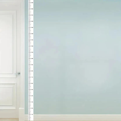 2m Wall Height Measurement Card - Easy-to-Read Durable PC Material Writeable & Removable Ideal for Room Decor Wall Decorations