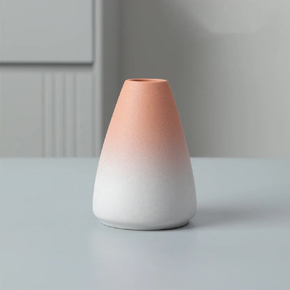 Ceramic Small Flower Bud Vase - Minimalist Japanese-Style Tabletop Home Decor