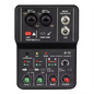 2-Channel Portable USB Audio Interface Mixer – Mini Sound Card for Guitar Recording, Studio Singing & Live Streaming
