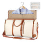 Foldable PU Leather Carry-On Duffel Bag – Large Travel & Business Weekender