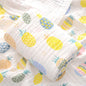 4-Layer Cotton Gauze Baby Bath Towel & Swaddle Blanket 70 x 90 cm (27.6 x 35.4 in) – Soft Newborn to Toddler Washcloth