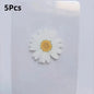15Pcs Lucky Simulation Four-Leaf Clover Postcards Shamrock Stems Transparent Wishing Cards Ideal for Bookmarks & Decorations
